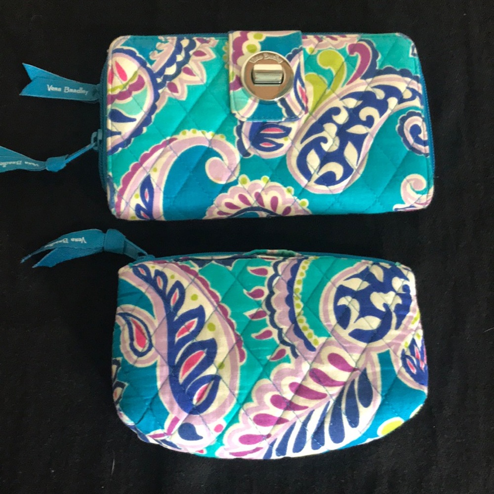 Wallet and cosmetic case Vera Bradley set